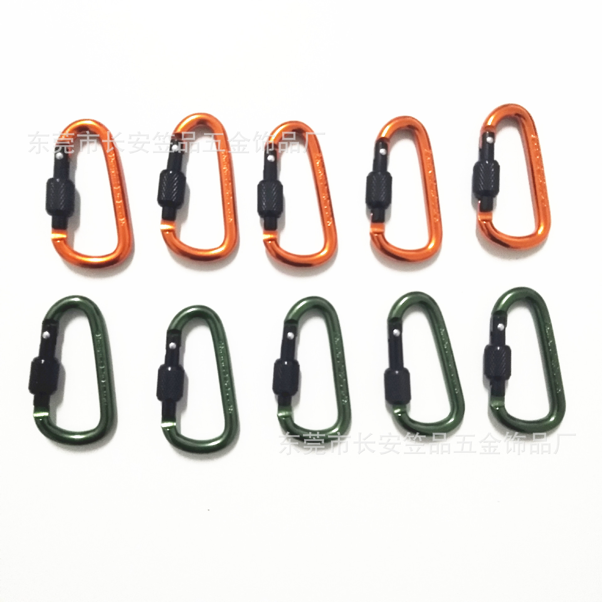 Aluminum alloy mountaineering buckle, multi-functional D-shaped No. 6 nut with lock, outdoor headphones, luggage, water bottle quick-hang mountaineering buckle hook pic 23