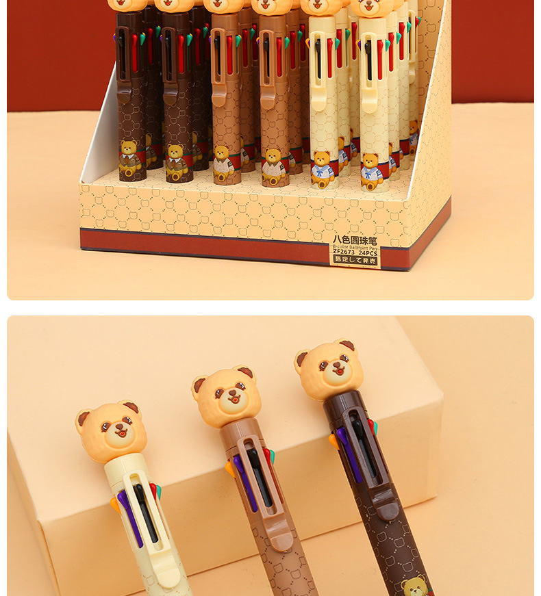 [midsails stationery SOFUN] ilustrador Nandy bear ZF2673 ocho colores pulsar bolígrafo mano tienda bolígrafo al por mayor pic 12