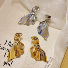 网红fever同款925纯银针金属蝴蝶结耳钉高级感耳环小众复古耳饰品详情21