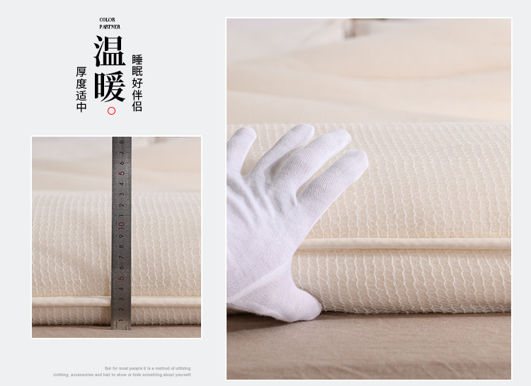 新疆棉花被A类长绒棉被芯加厚保暖冬被子棉胎学生宿舍床垫被批发详情13