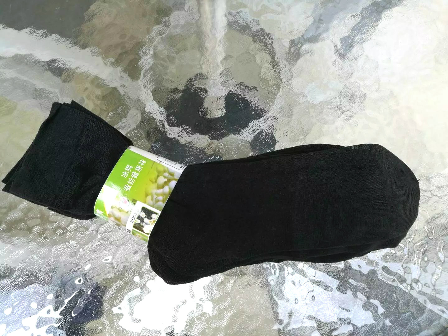 Verano hombre de color sólido medias de tubo corto calcetines negocios perla de terciopelo mercerizado moda calcetines de seda helada stand pic 3