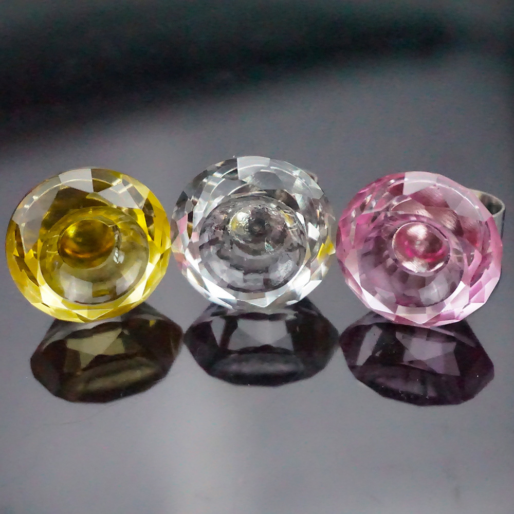 Special crystal ring for eyelash extension, container, glass glue tray, beauty tattoo and eyelash extension tools pic 5