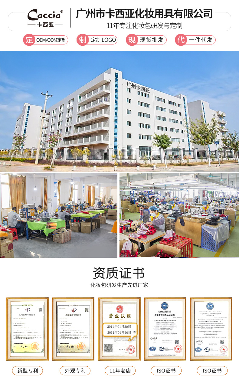 化妆包女士外贸爆款pu手拿便携方形防水可爱旅行洗漱收纳包批发详情10