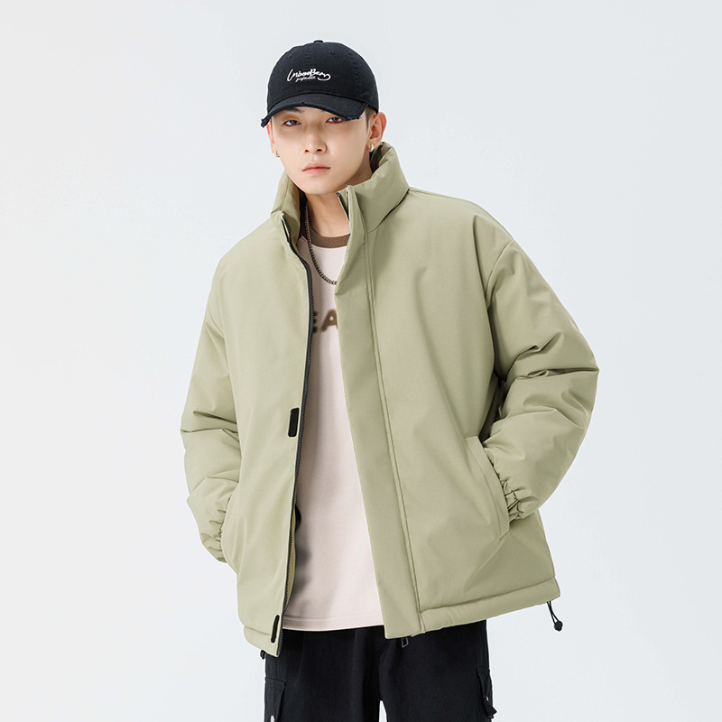Cross-border M-8XL large-sized cotton-padded jacket for both men and women, winter custom thickened stand-up collar cotton-padded jacket, loose thickened cotton-padded jacket for men pic 5