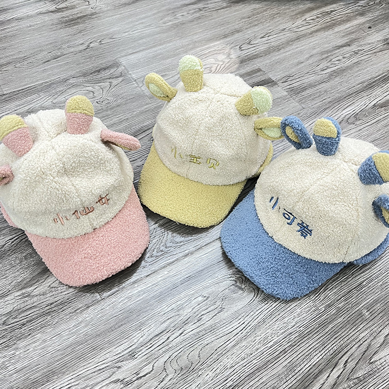 Ciervo peludos capucha de lengua mujeres otoño e invierno caliente thunderfeng sombrero sombrero de peluche peluche rizado lindo dulce versión coreana ruth pic 1