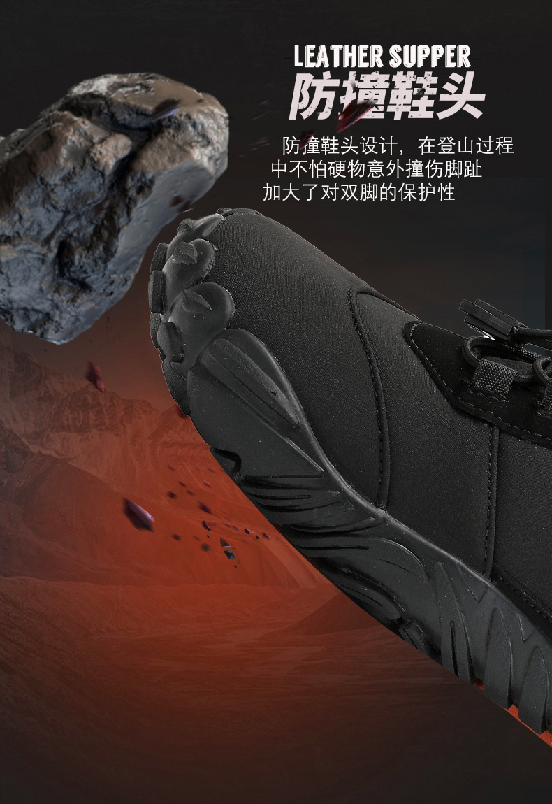厂家直销跨境冬季加绒防水五指雪地靴保暖舒适情侣高帮休闲棉鞋详情10
