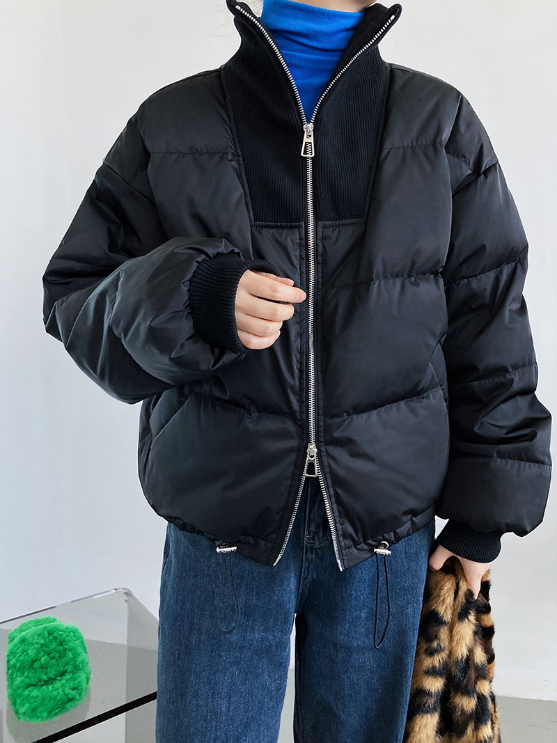 Luxi 2022 New Design sense stand-up collar short Down jacket for petite women 90, white duck down jacket Y33 pic 61