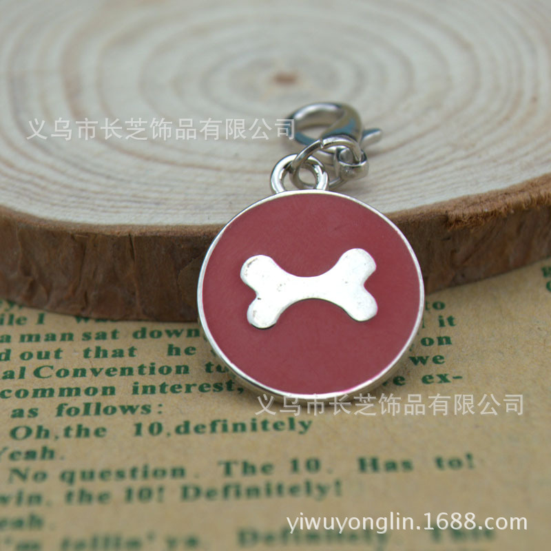 Pet zinc alloy bone pendants, exquisite and elegant pet dog tags, outdoor anti-loss pet store cat tags wholesale pic 16