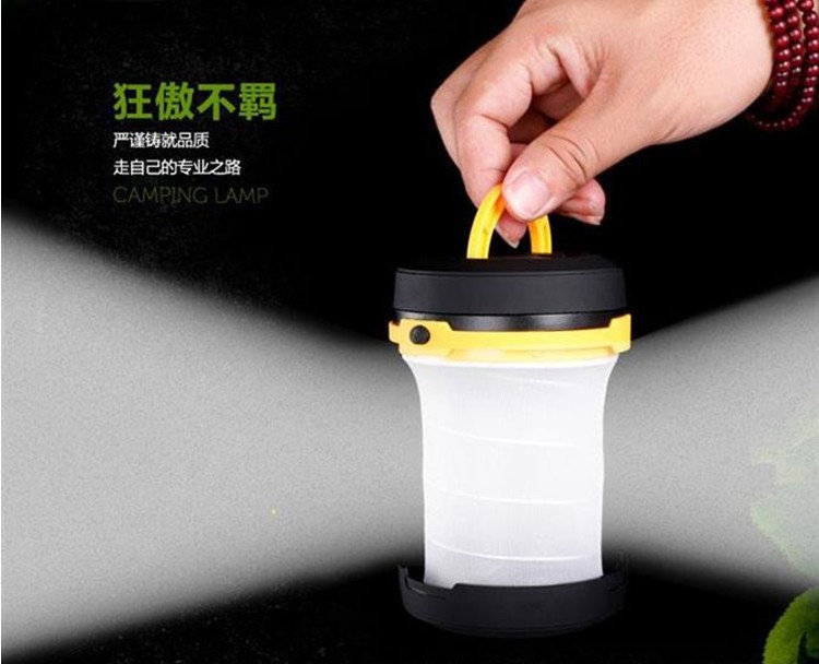 伸缩式LED营地灯户外灯野营灯帐篷灯挂灯照明灯提式手电详情4
