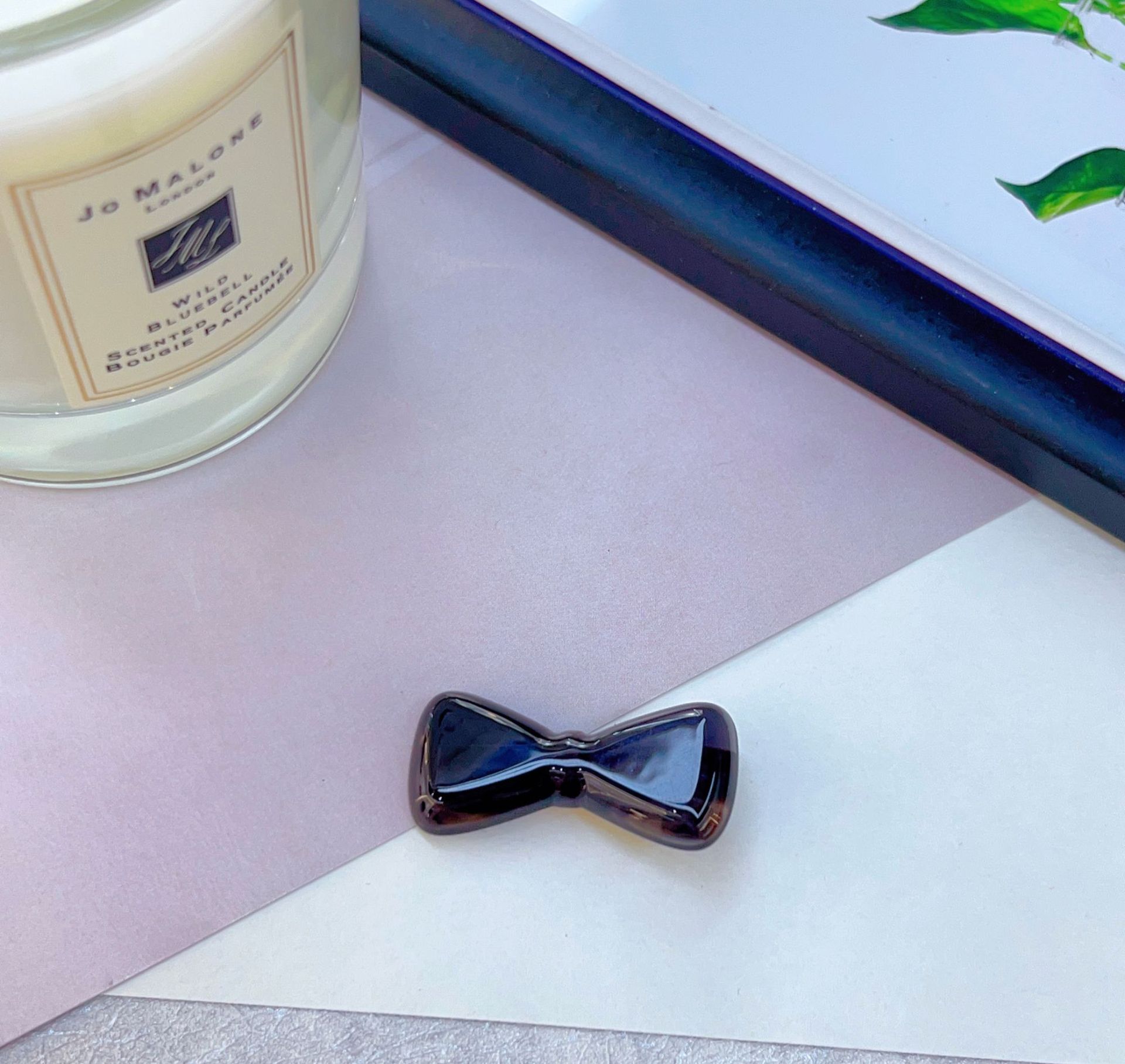 清新甜美简约醋酸加厚可爱蝴蝶结发夹边夹刘海夹发饰女详情6