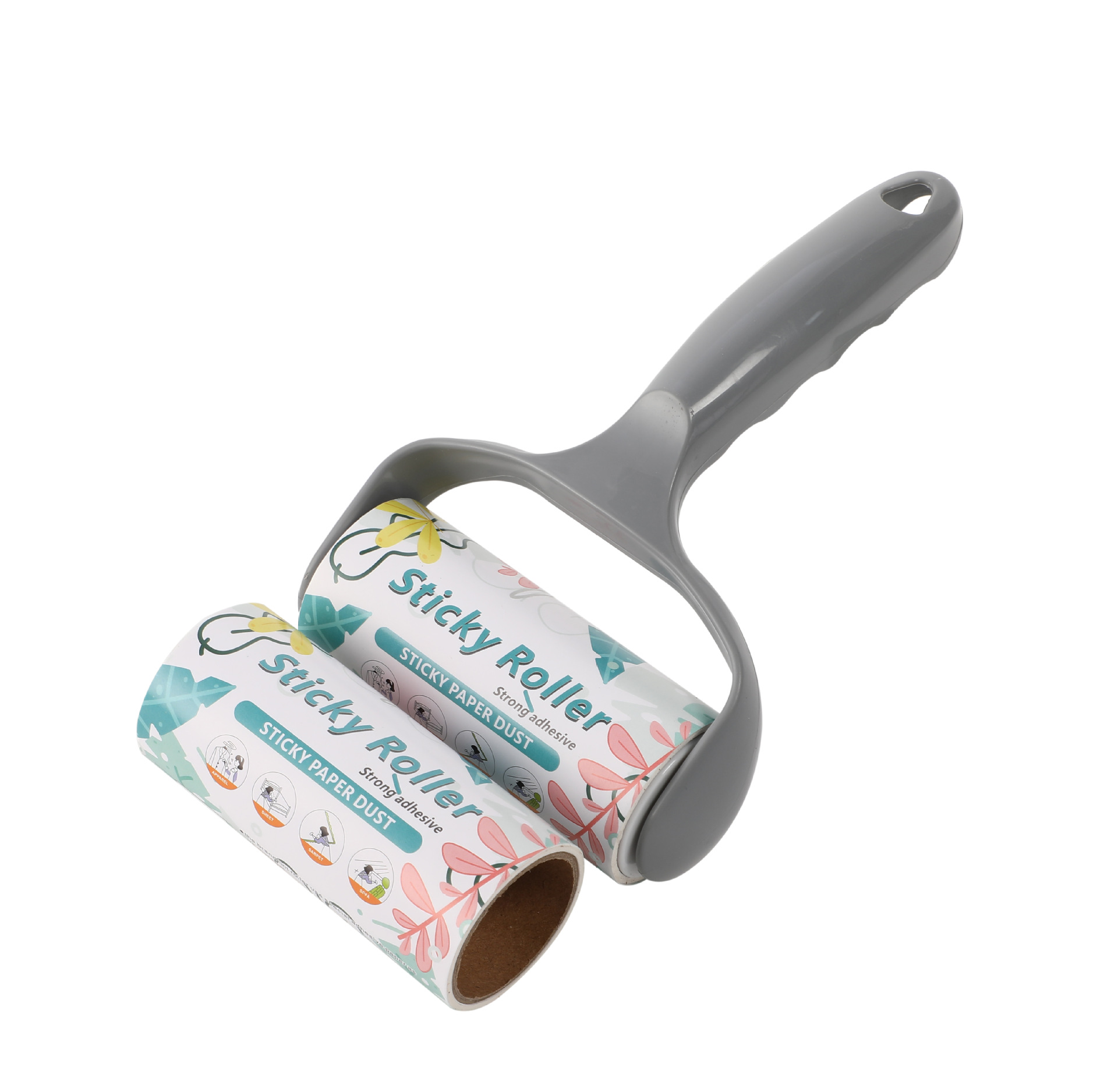 粘毛纸卷粘毛器可撕式滚筒毡滚刷粘毛沾毛神器除毛衣服去毛黏毛刷详情6