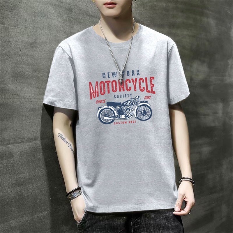 夏季男士短袖t恤圆领丅恤夏装潮牌体桖潮流打底衫修身上衣服半袖详情19