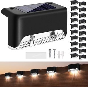 New solar-powered outdoor courtyard lamps for yard and garden decoration and wall washing, with top and bottom luminous atmosphere wall lamps pic 3