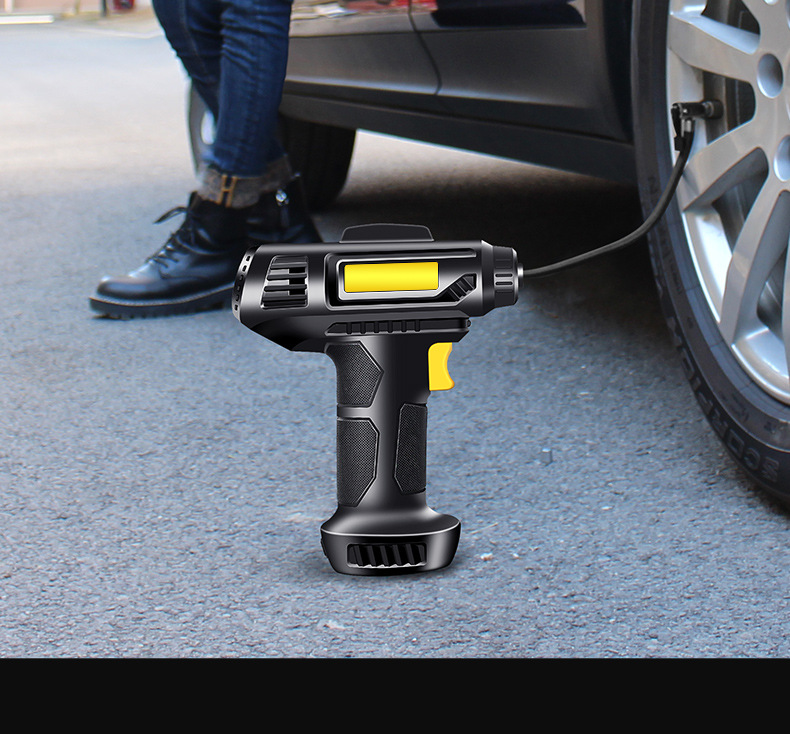 Portable car air pump, portable car air pump, high-power electric wireless tire air pump for vehicles, air pump cylinder pic 8