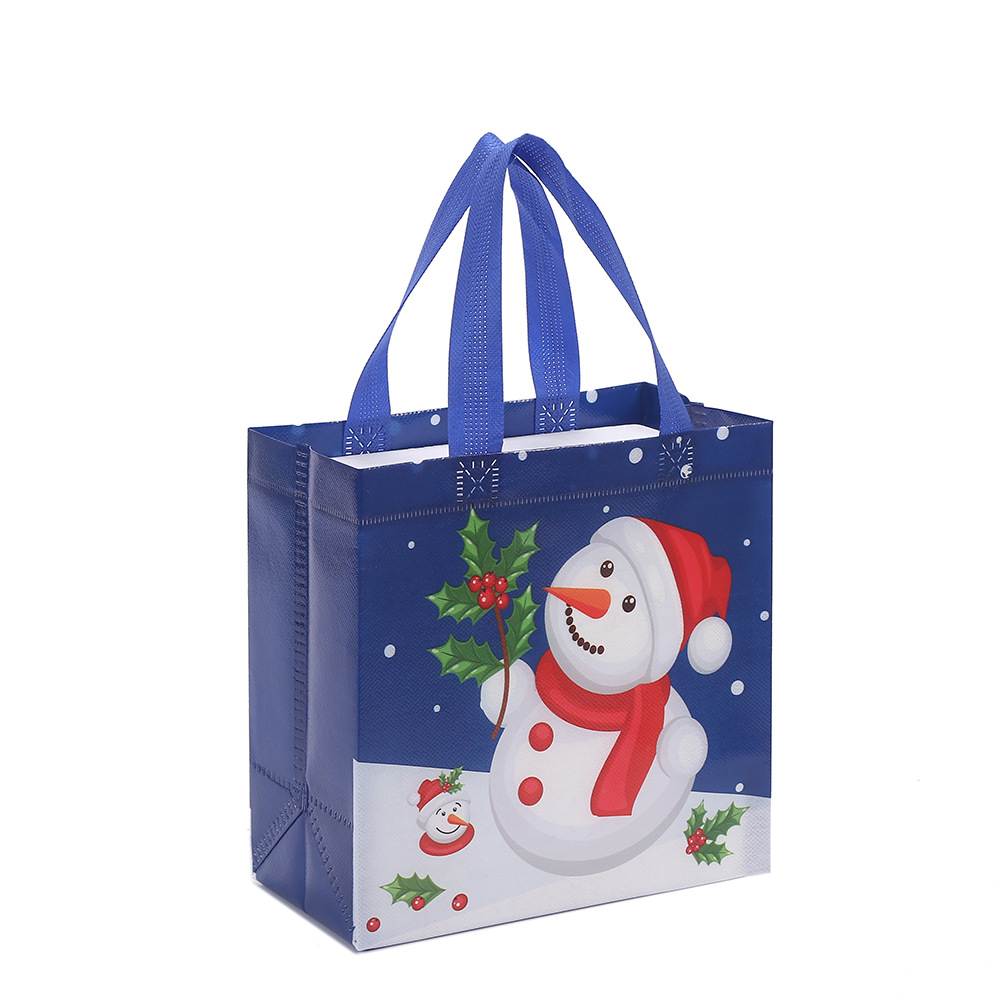 Birthday gift storage bag, non-woven fabric, Christmas handbag, foldable gift storage, shopping bag, waterproof bag. pic 8