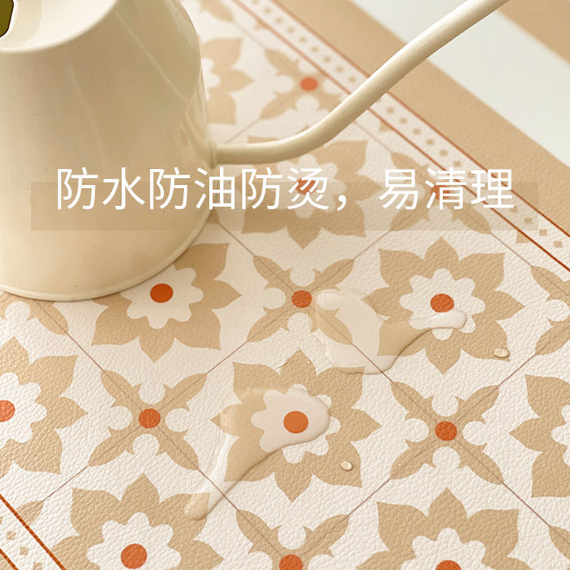 皮革餐垫西餐垫防水防油隔热垫防烫餐盘垫碗垫锅垫防滑桌垫ins风详情7