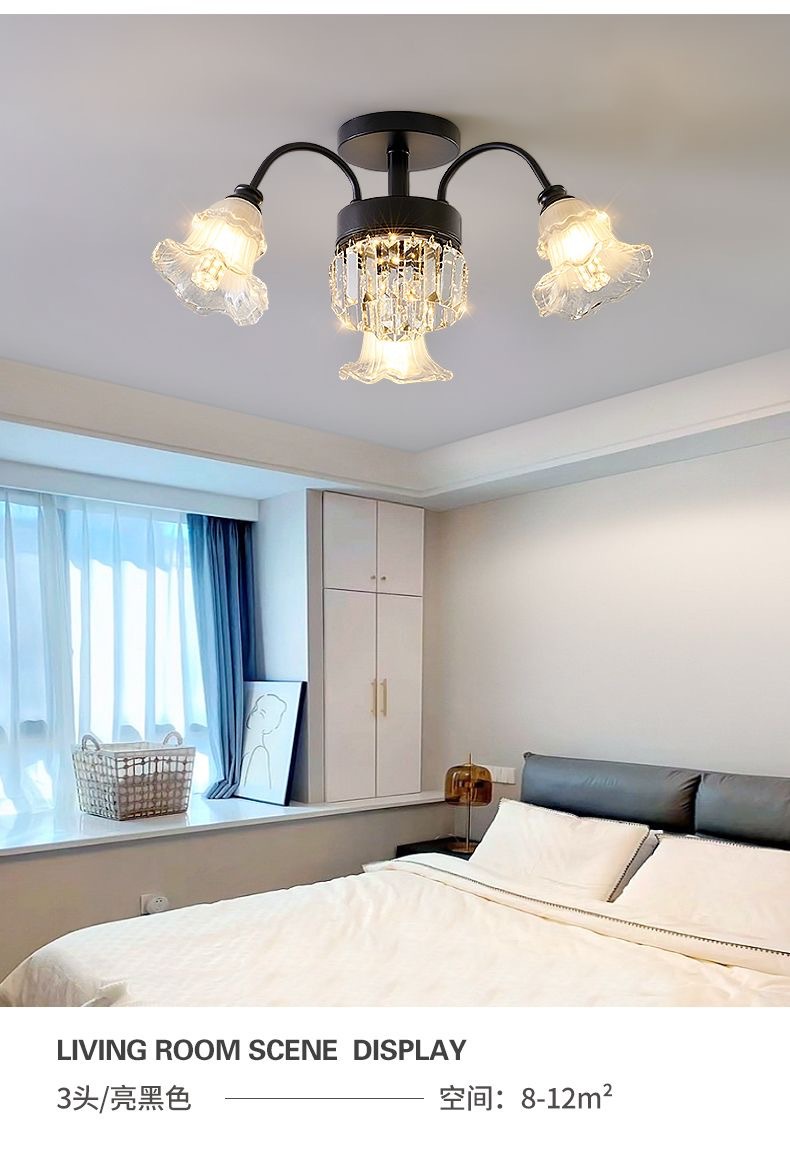 新款欧式客厅吊灯轻奢水晶灯美式大厅客厅灯家用简约餐厅卧室灯具详情10