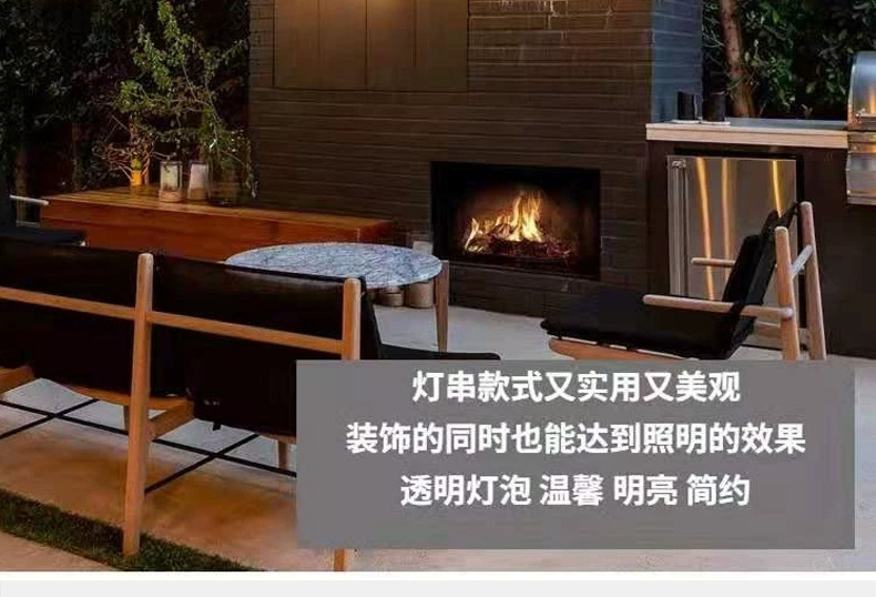 E26 outdoor waterproof light string cable E27RGB power cord pic 8