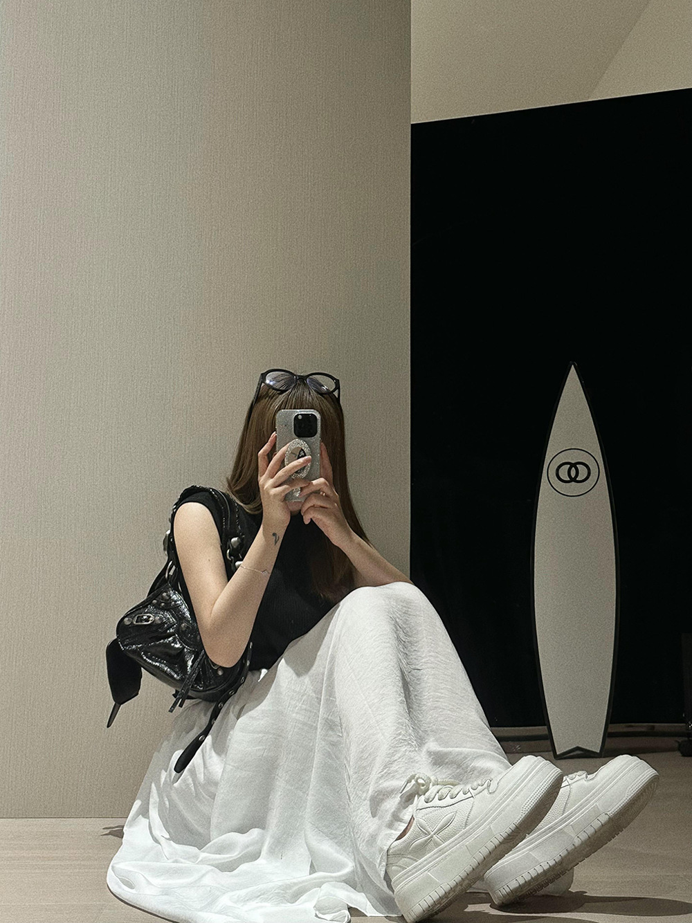 软糯飘逸可甜可盐~子川松紧腰显瘦长裙女2024夏季休闲半身裙e1316详情22
