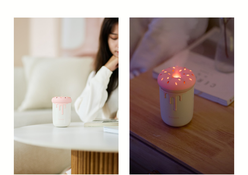 Cross-border Creative 369 Sweetheart Humidifier, Creative Mushroom Ice Cream Cup, Cartoon Mini with Ambient Color Lights for Hydration pic 25