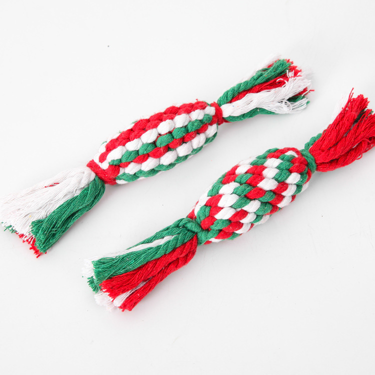 Wholesale dog supplies from the manufacturer, including knot-woven dog toys, cotton ropes, candies, pet supplies, and durable dog toys pic 1