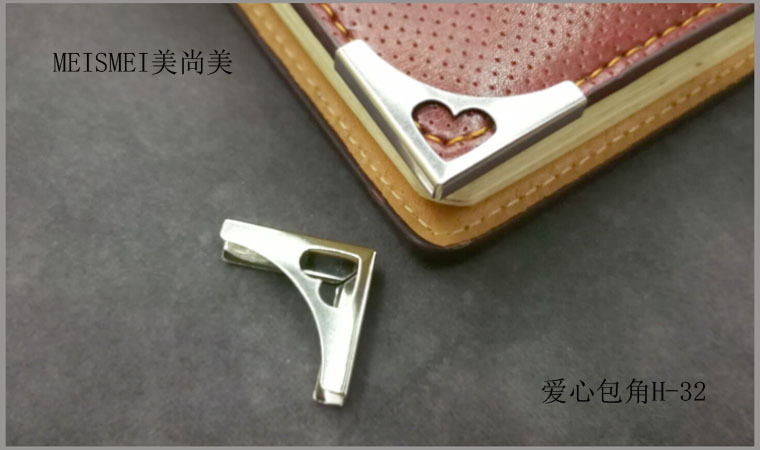 23mm small notebook metal corner protector, notebook corner accessory, cowhide notebook, photo album corner sticker, book corner protective case pic 4