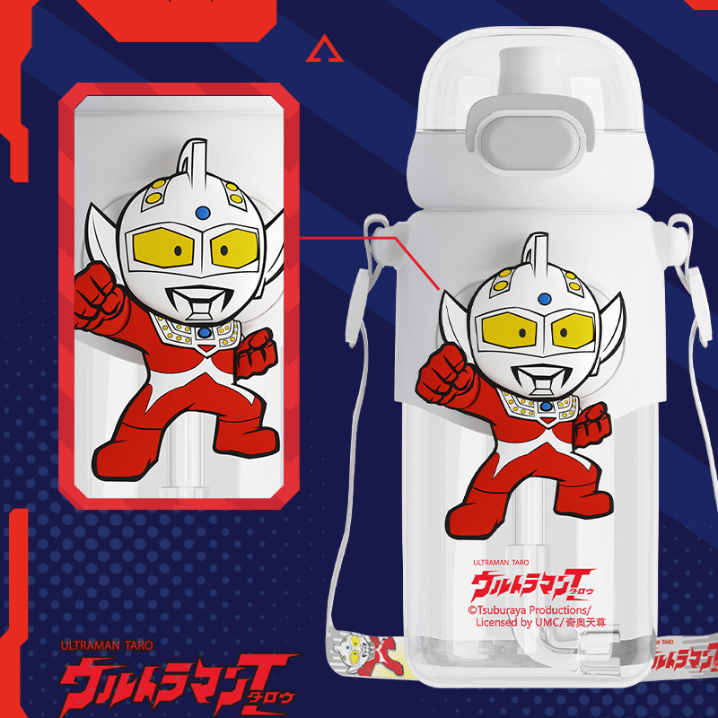 2023新品预售酷熊潮玩水杯卡通学生大容量杯子外出便携随身保温杯详情6