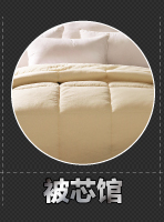 Shefan Hotel Supplies Pure cotton 40-count encrypted hotel four-piece set Satin strip bedding pic 7