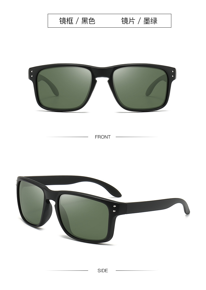 Classic best-selling polarized sunglasses, sports sunglasses for export, suitable for outdoor fishing, cycling and driving, unisex square frames pic 10