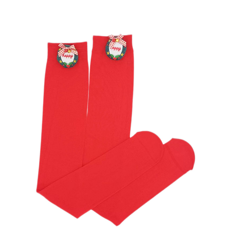 Suministro de fábrica calcetines de navidad ropa de fiesta accesorios calcetines de navidad sobre la rodilla medias de arco pic 25