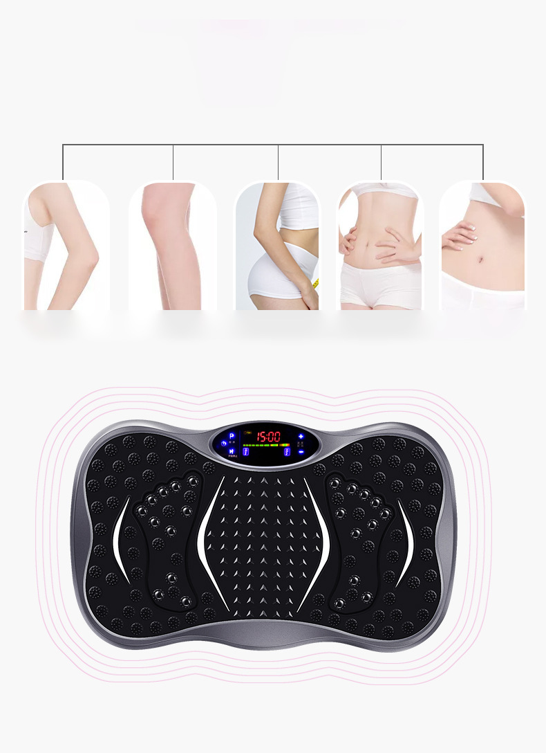 Massage equipment, stretching, lazy fitness, vibration fat-shaking machine, home full-body shaking machine, training machine, waist twisting plate pic 7