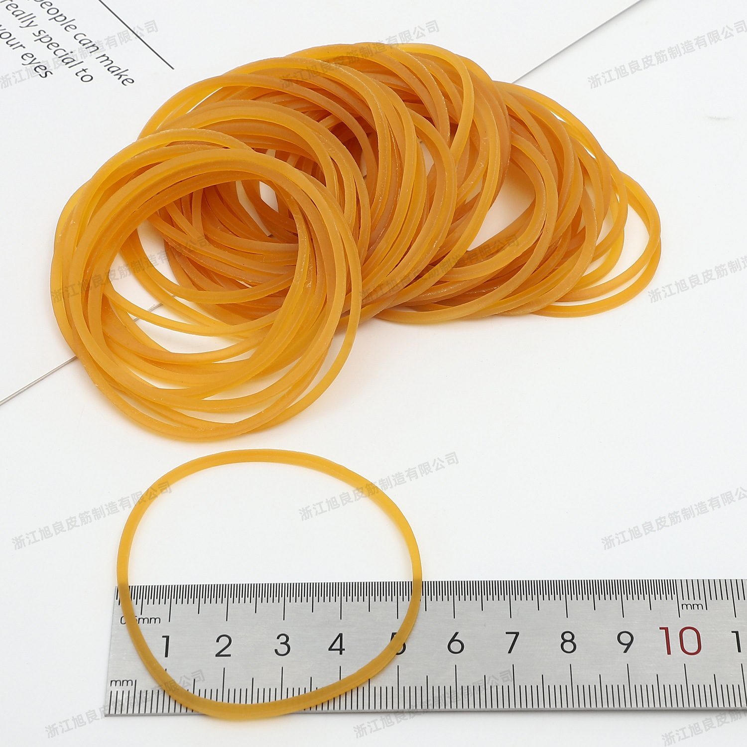 旭良透明黄色橡皮筋高弹耐用牛皮筋一次性捆菜橡胶圈厂家批发详情17
