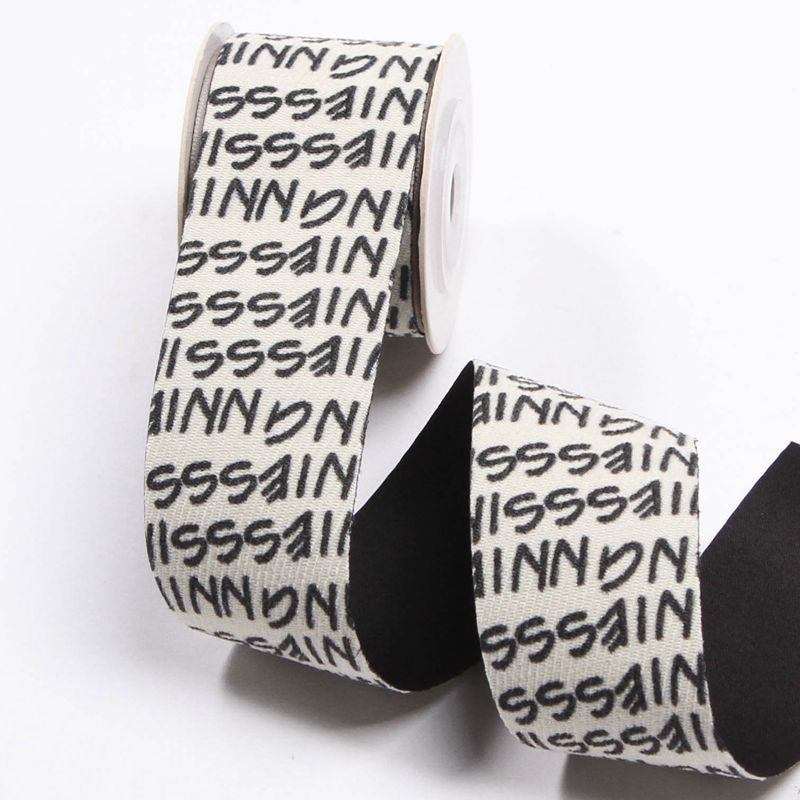 Single-sided floral English polka dot twill printed webbing DIY bow hair accessory shoelaces top hat decoration pic 21