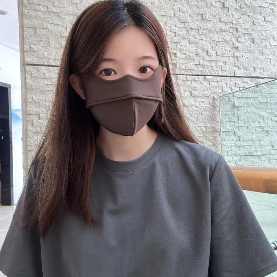 新款5D立体鱼骨口罩男女秋冬加绒加厚保暖防风抗寒口罩立体显脸小详情4