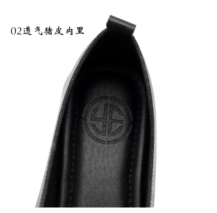 外贸跨境新款小方头浅口女士单鞋软底V口纯色工作鞋117-1#详情40