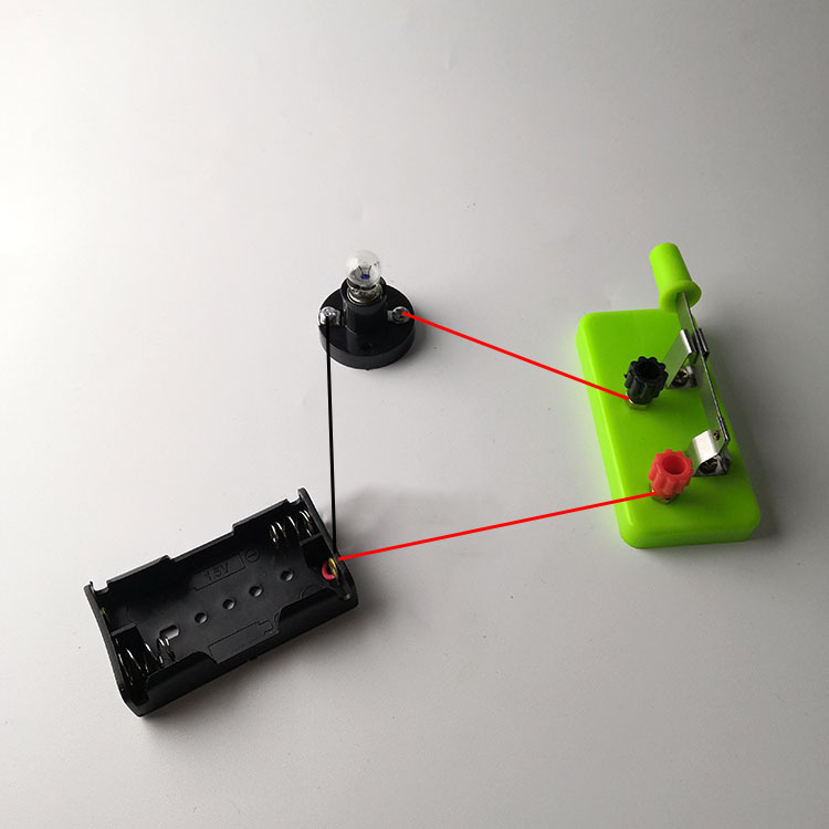 科学实验套装学生串联电路接线电珠导线DY制作大电机智力开发电路图动手实践线路图详情3