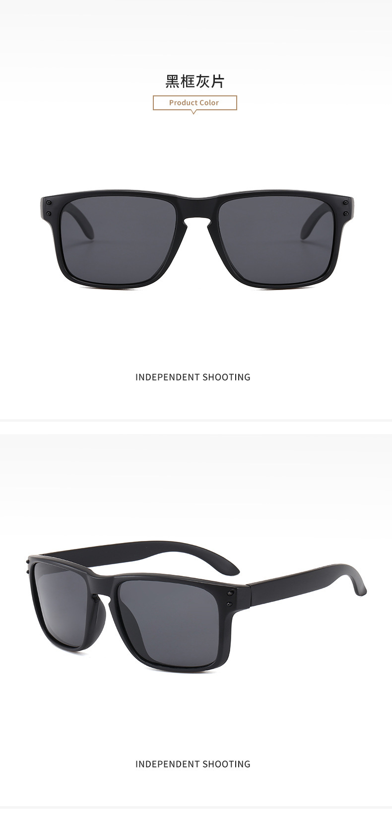 European and American fashion polarized 9102 type sunglasses for both men and women, rivet decoration, essential for outdoor sports and cycling, colorful coated sunglasses, UV-resistant glasses pic 17