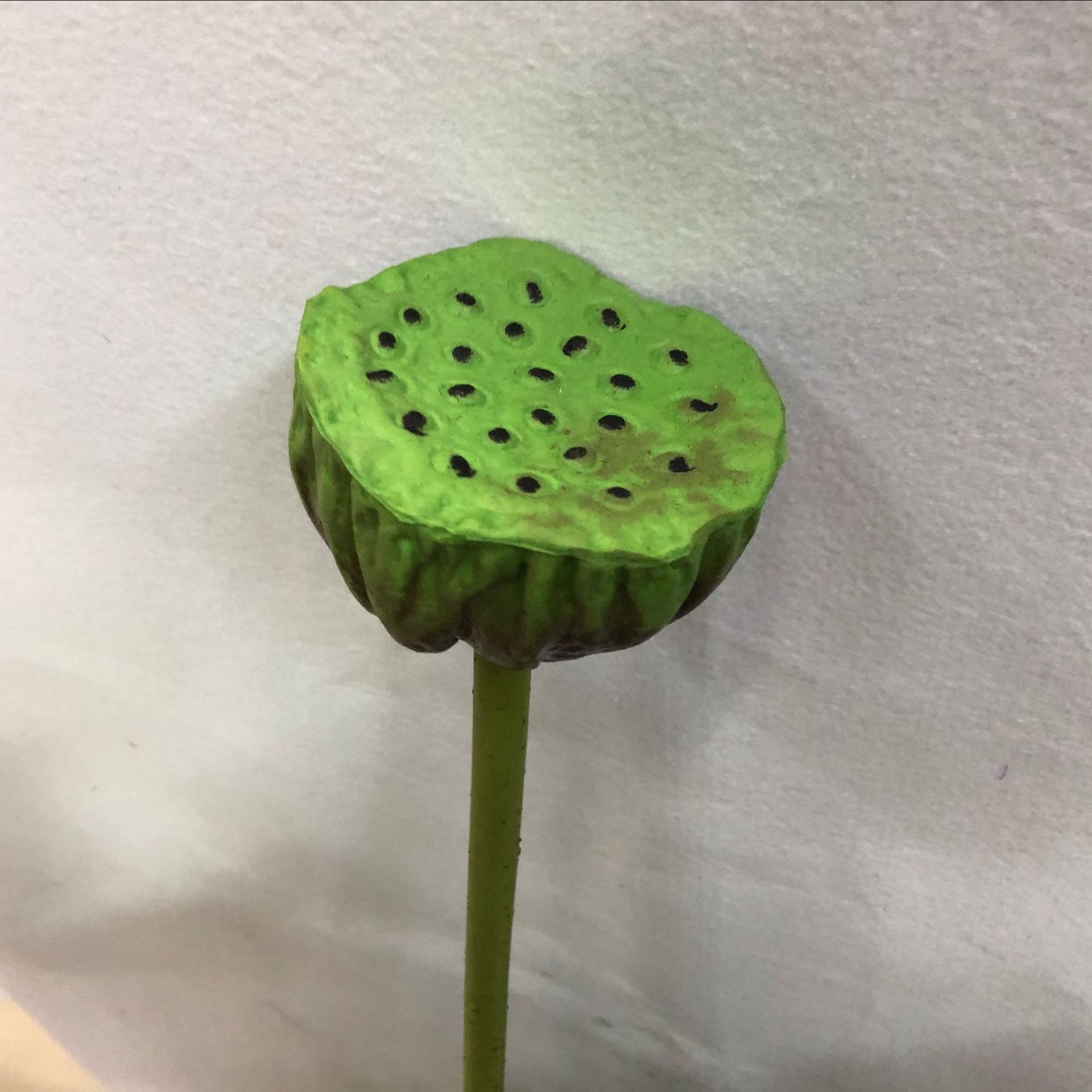 Simulated stem lotus, pu lotus leaf, hand-felt lotus, plastic lotus bud, lotus pod, Chinese rural style Buddhist hall decorative flower pic 16