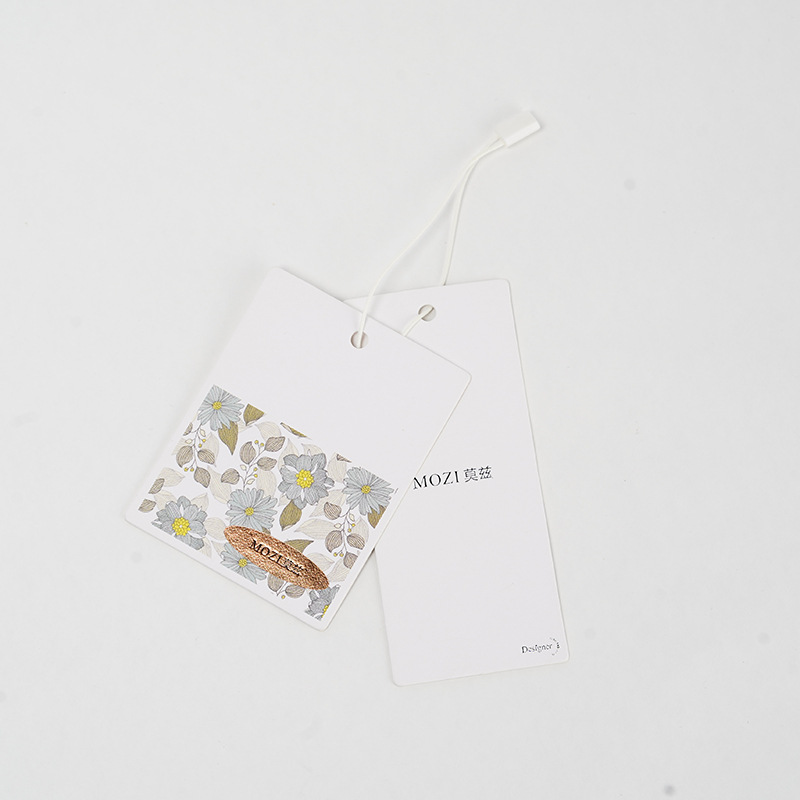 空白吊牌服装饰品吊牌 价格商标挂绳吊卡牛皮纸小卡片吊牌定制详情12