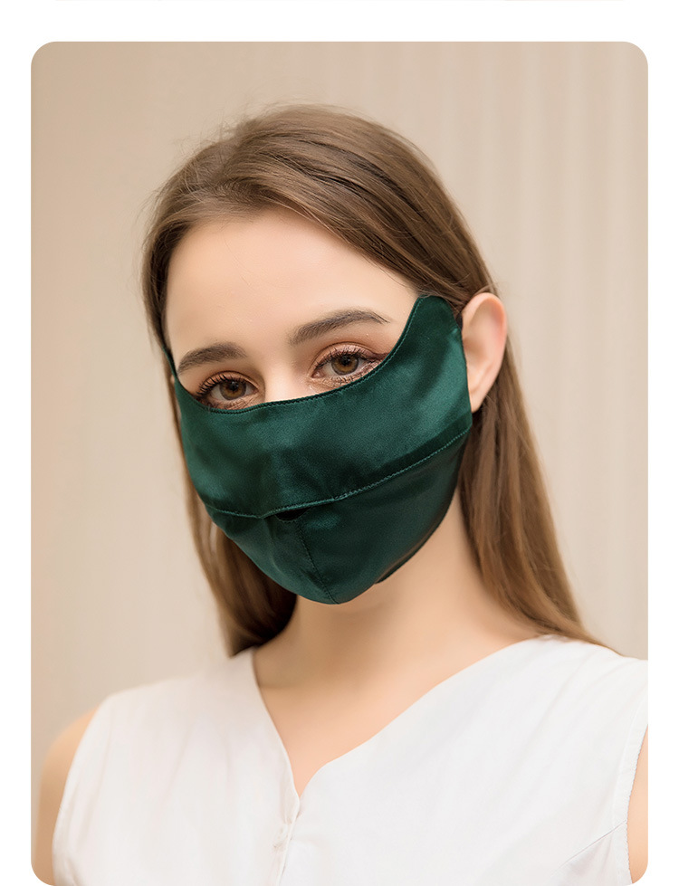 真丝口罩女防紫外线透气防晒面罩桑蚕丝脸罩护眼角全脸防护夏遮阳详情23