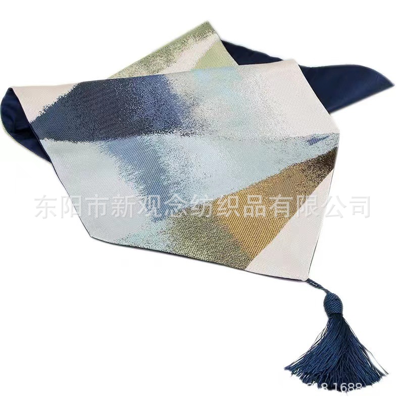 新品现货 几何抽象桌旗  桌骑 酒店床旗客厅茶几桌布 厂家直销详情5
