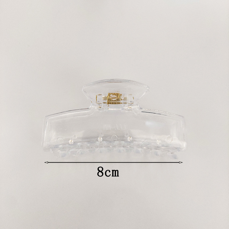 热门发夹各样式透明抓夹大号流行发卡创意 DIY百搭发饰鲨鱼夹批发详情29