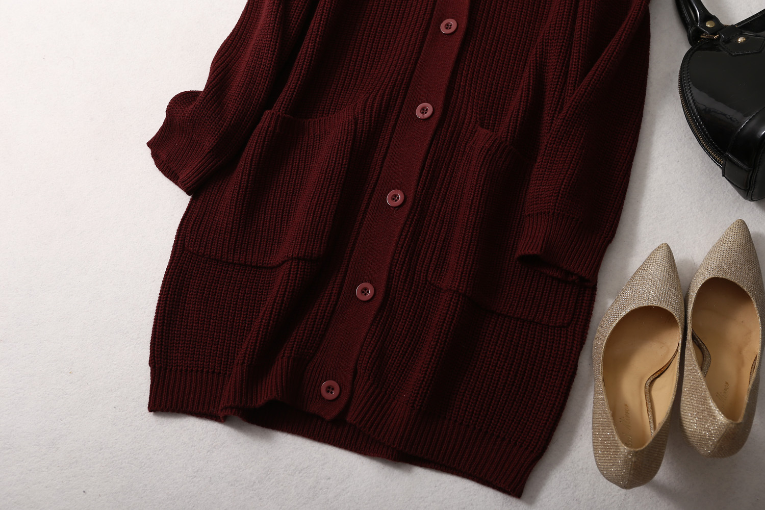 Sweater cardigan autumn and Winter new collection: Knitted silk and cashmere blend cardigan, elegant commuting loose thick knitted sweater for women pic 16