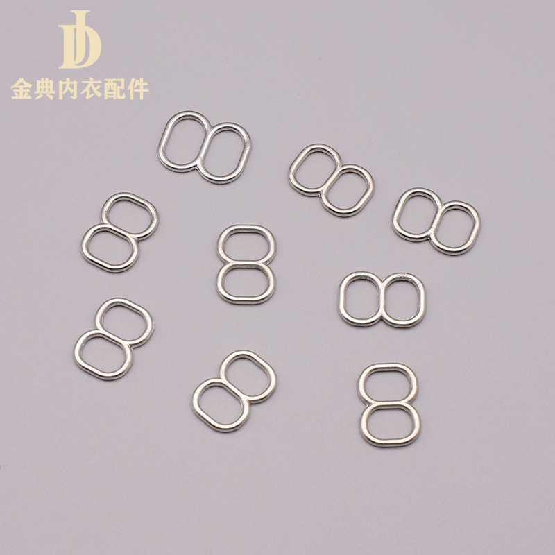 Golden Classic Underwear Accessories: Underwear adjustment alloy buckle, bra shoulder strap buckle, swimsuit thickened 089 character buckle, metal pic 10