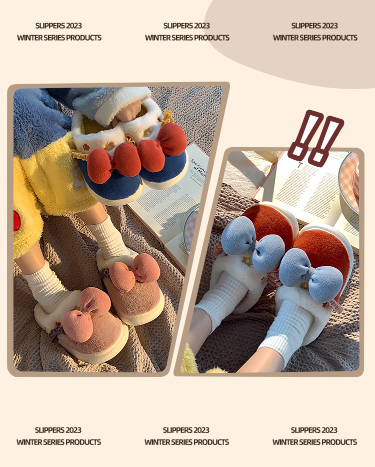 可爱小绵羊棉拖鞋女士秋冬季2024新款包跟月子鞋防滑毛毛拖鞋ins详情17