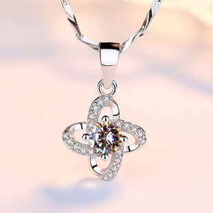 足银999纯银项链子无吊坠锁骨链简约正品999首饰冬季毛衣链批发详情2