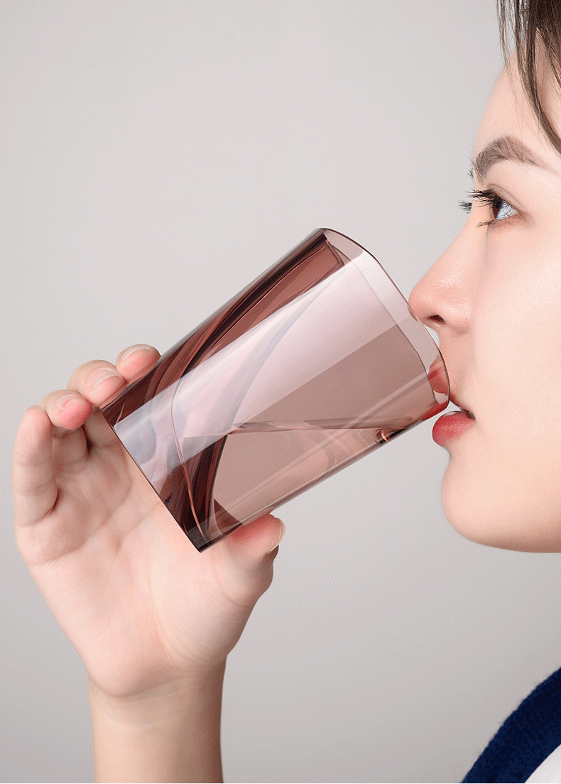 Creative socket tooth brushing cup, Japanese mouthwash cup, creative transparent toothbrush cup, couple tooth cups, simple tooth cylinder pic 12