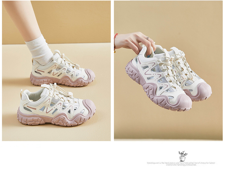 ins韩版新款老爹鞋女2024夏季学生跑步运动休闲镂空透气街拍1571详情17