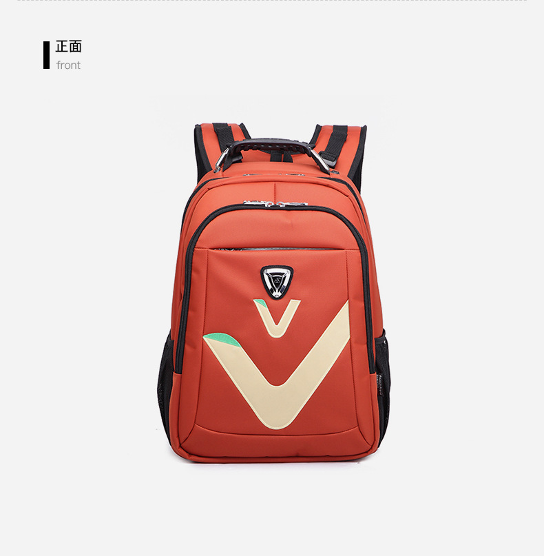 飙王休闲背包电脑包 新款商务双肩包绣花大容量双肩背包详情10