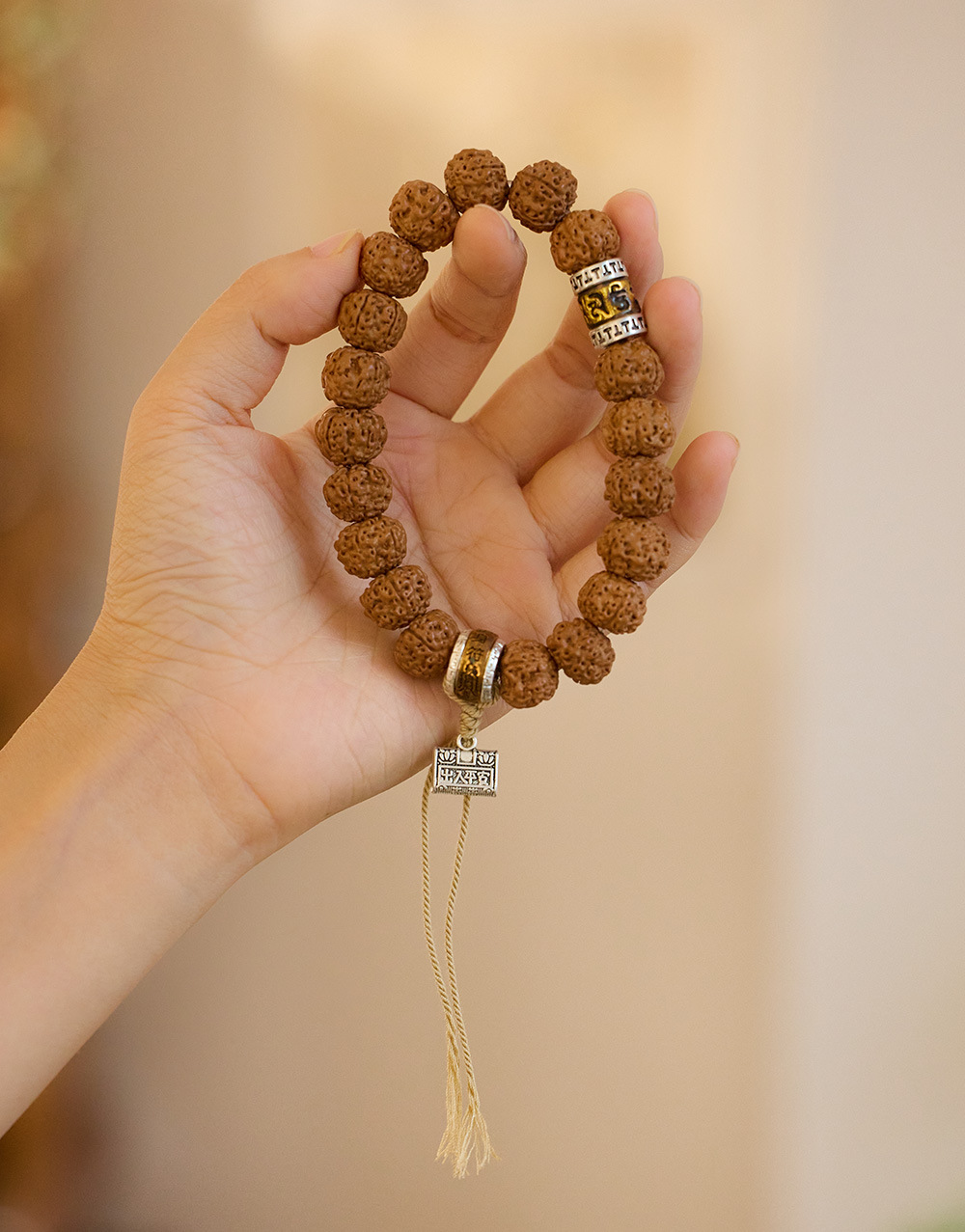 National trend cultural and creative, natural diamond Bodhi seed bracelet, Du Mu retro tassel hand-held pendant, collectible and wholesale pic 17